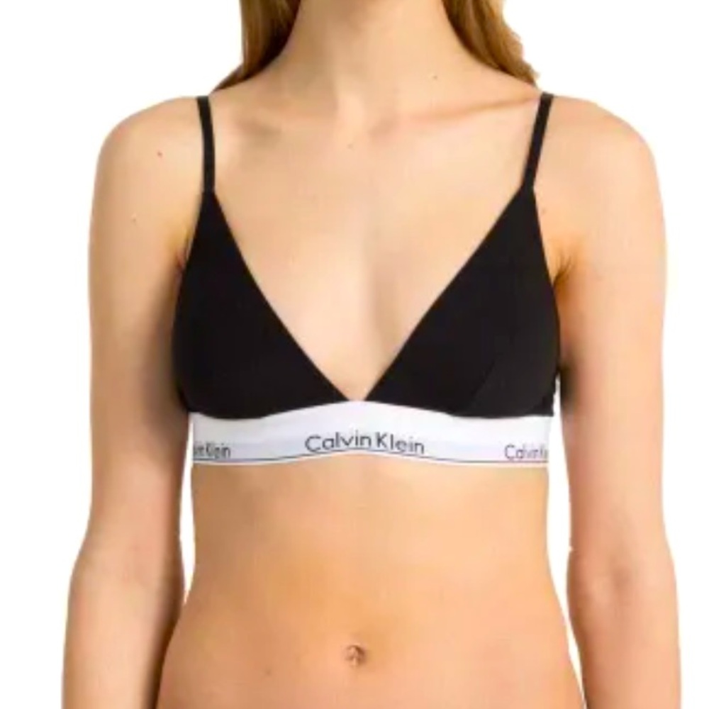 Calvin Klein Triangle Modern Cotton Unlined Bra